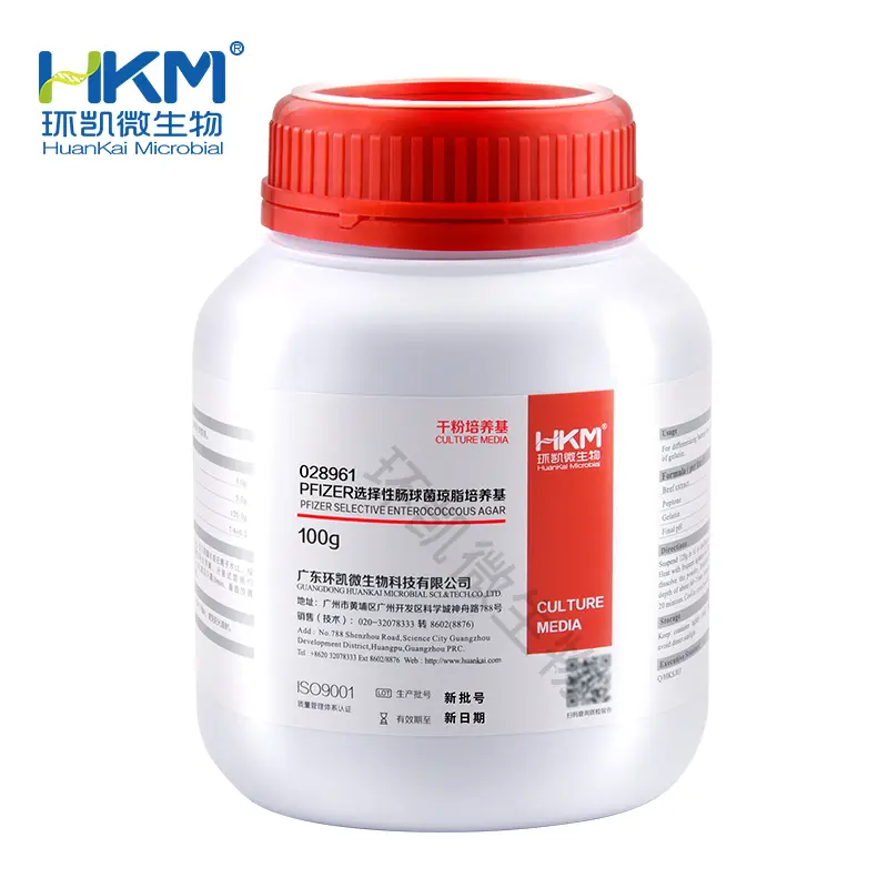 028961 Pfizer选择性肠球菌琼脂培养基 BR 100g 环凯