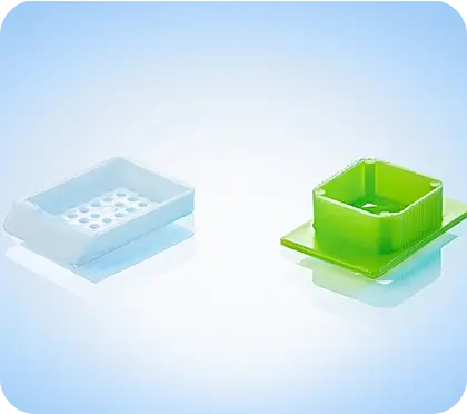 F1011 包埋盒  绿色 1箱(500个/包*9包) 拱东