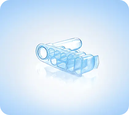 B1006 比色杯 配雅培AXSYM免疫发光仪反应槽 雅培5孔 1箱(200个/包*6包) 拱东