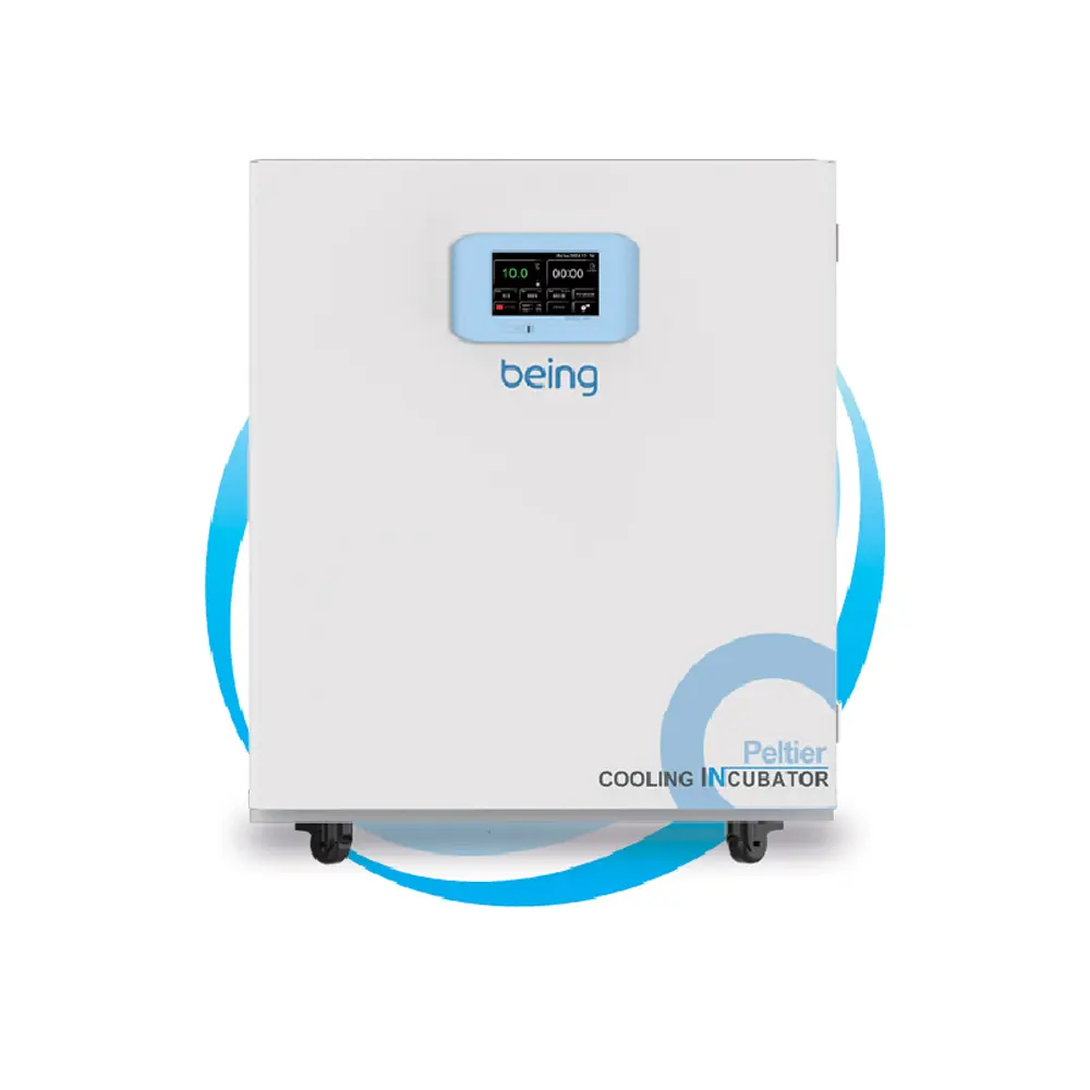 BEC-50 半导体制冷低温培养箱 内胆尺寸：340×430×350 外形尺寸：540×630×690 容积：50 载物托架：标配：2 最多：4 一恒