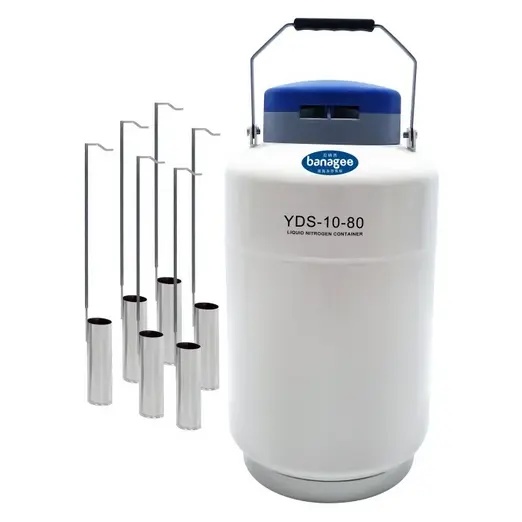 YDS-10-80 液相液氮罐
圆提桶系列 标配6个Φ63*120mm圆提桶、锁盖 贝纳吉/banagee