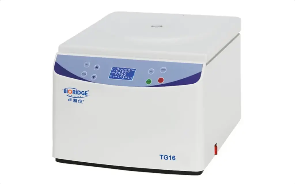 TG16 台式高速离心机 最高转速r/min：16000 最大相对离心力×g：23669 LCD 液晶显示 主机带NO.1 卢湘仪