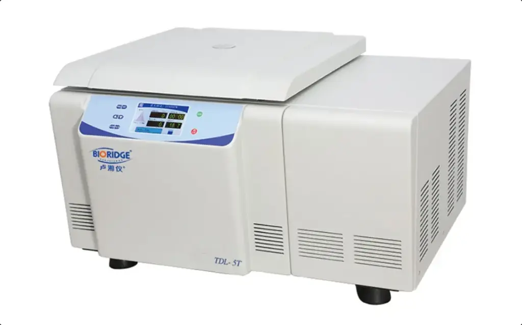 DL-5T 自动脱帽离心机（冷冻） 最高转速r/min：4000 最大相对离心力×g：3780 LCD 液晶显示  卢湘仪