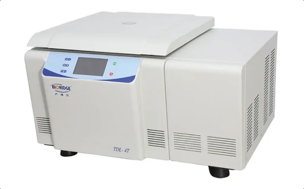TDL-4T 自动脱帽离心机（冷冻） 最高转速r/min：4300 最大相对离心力×g：3582 LCD 液晶显示  卢湘仪