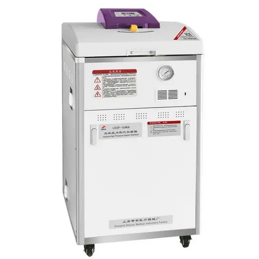LDZF-50L F系列 50升
立式高压蒸汽灭菌器
(打印功能另加2000元） 申安
