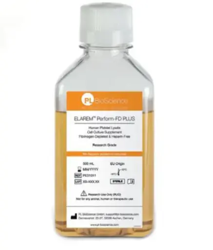 [WG0000625] PE31011-CN ELAREM Perfom-D PLUS细胞培养基补充剂 500ml PL bioscience