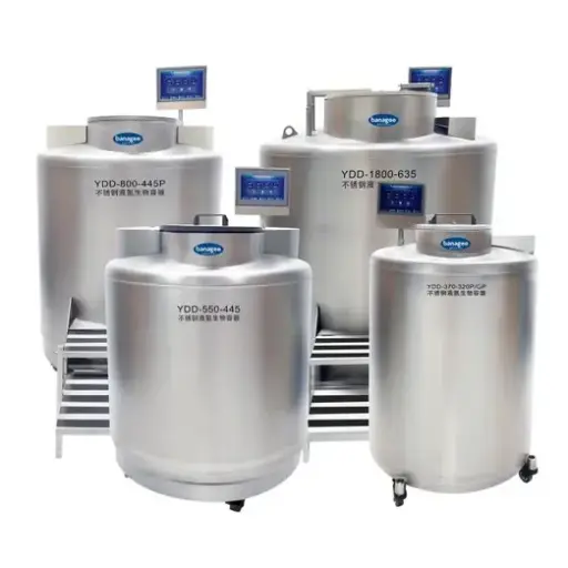 [G10002580] YDD-460-320P 不锈钢气相
液氮罐 标配智能监控系统、不含冻存架 贝纳吉/banagee